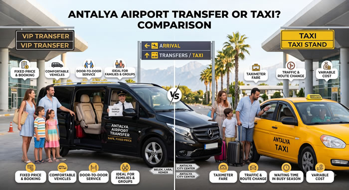 Antalya Airport Transfer or Taxi